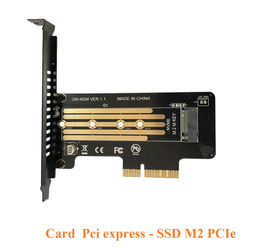 Card Pci express 4X - Ssd M2 Pcie (Nvme)