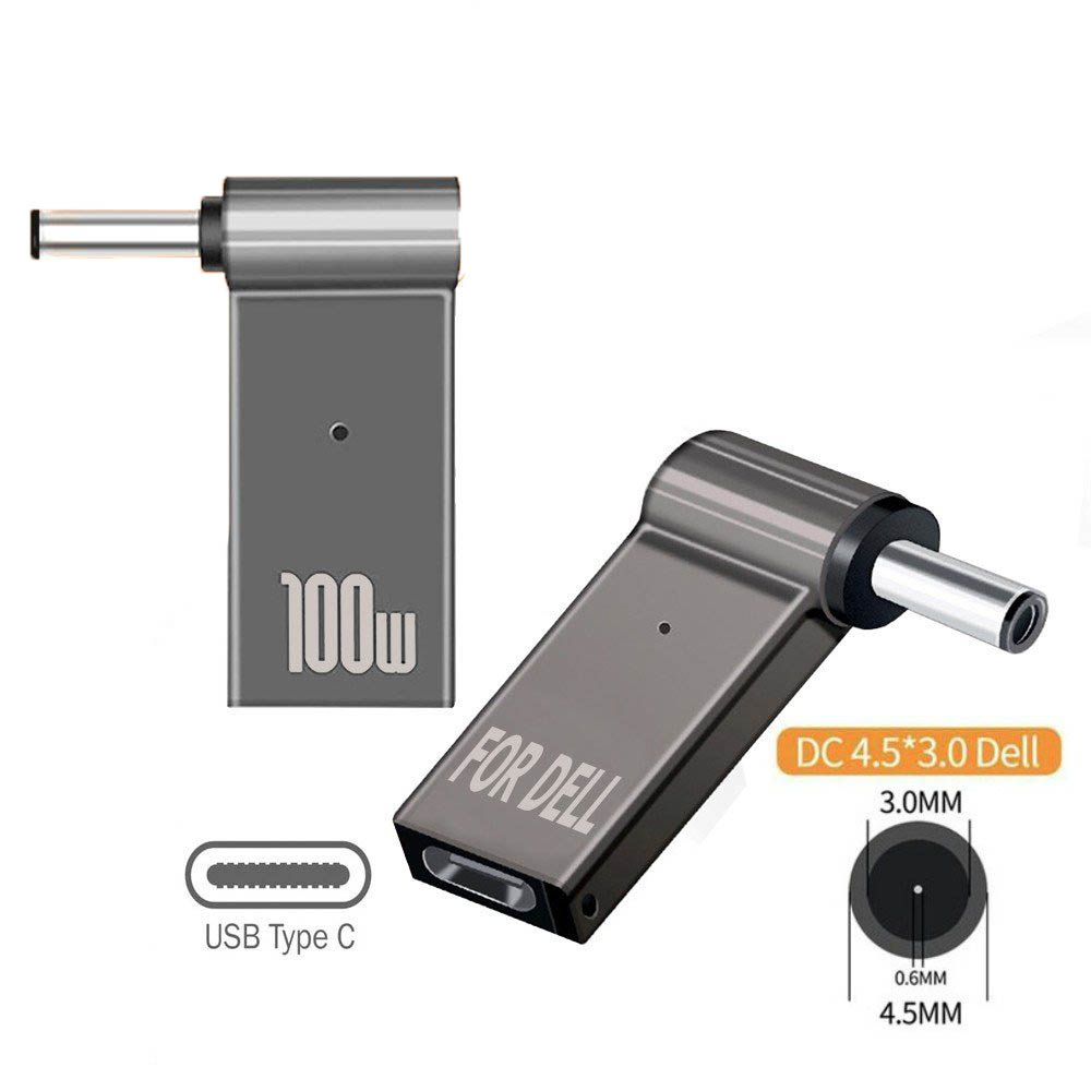 Đầu đổi Nguồn USB C Dell (Đầu kim Nhỏ)