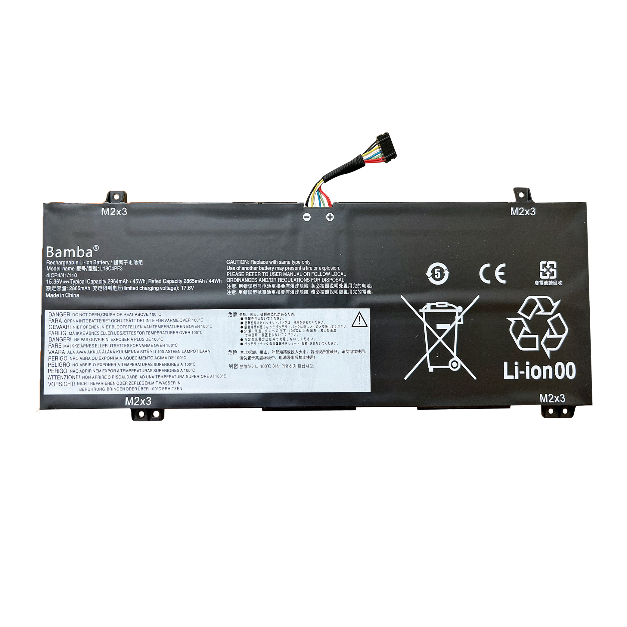 Pin Bamba Dùng cho Lenovo C340-14IWL,C340-14API,S540-14API,S540-14IML,S540-14IWL (L18M4PF3,L18C4PF3)