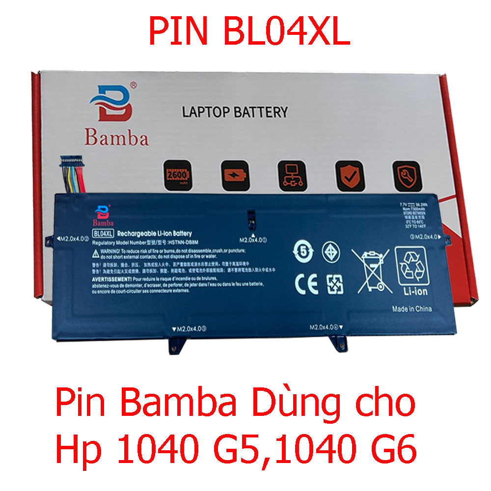Pin Bamba Dùng cho Hp 1040 G5,1040 G6 (BL04XL)