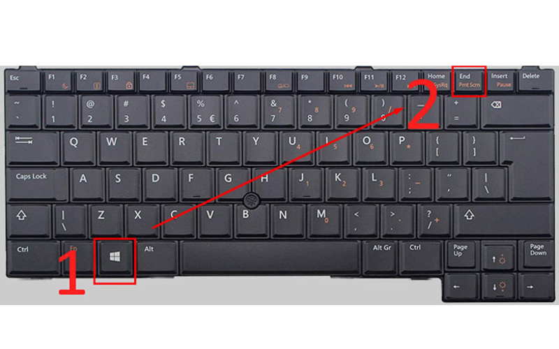 Chụp toàn bộ màn hình và sao chép vào clipboard