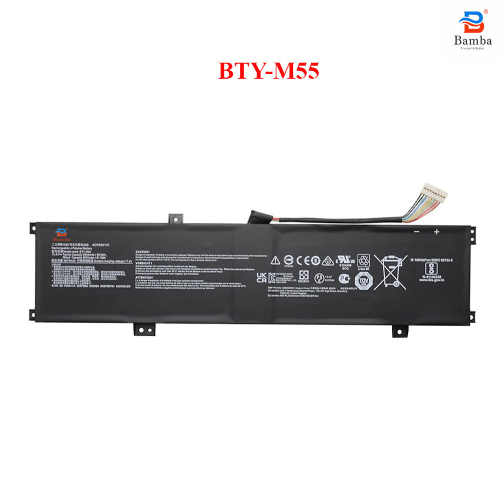 Pin Bamba dùng cho Msi Alpha 15,GL66 (BTY-M55)  90Wh